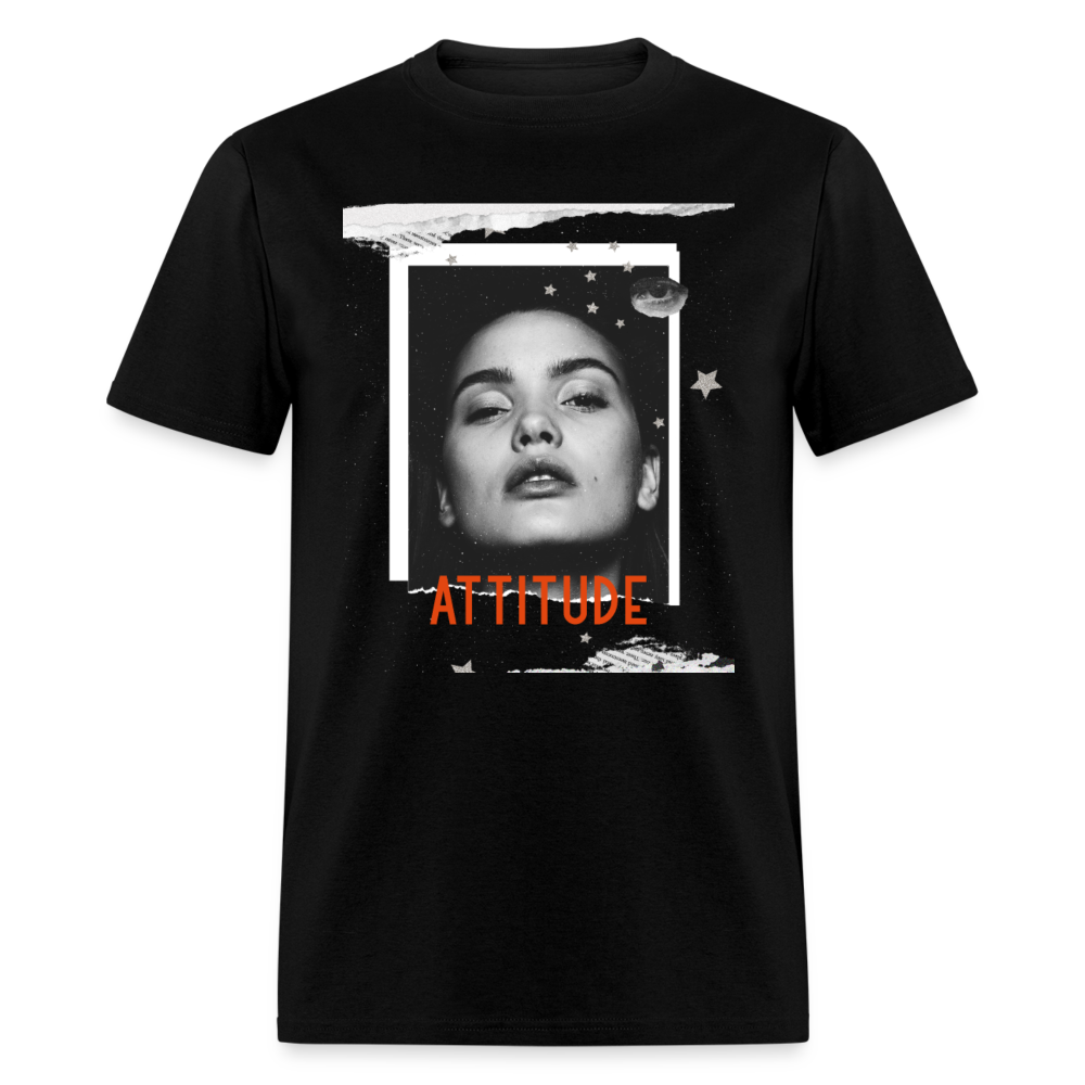 Unisex Classic T-Shirt ATTITUDE - black