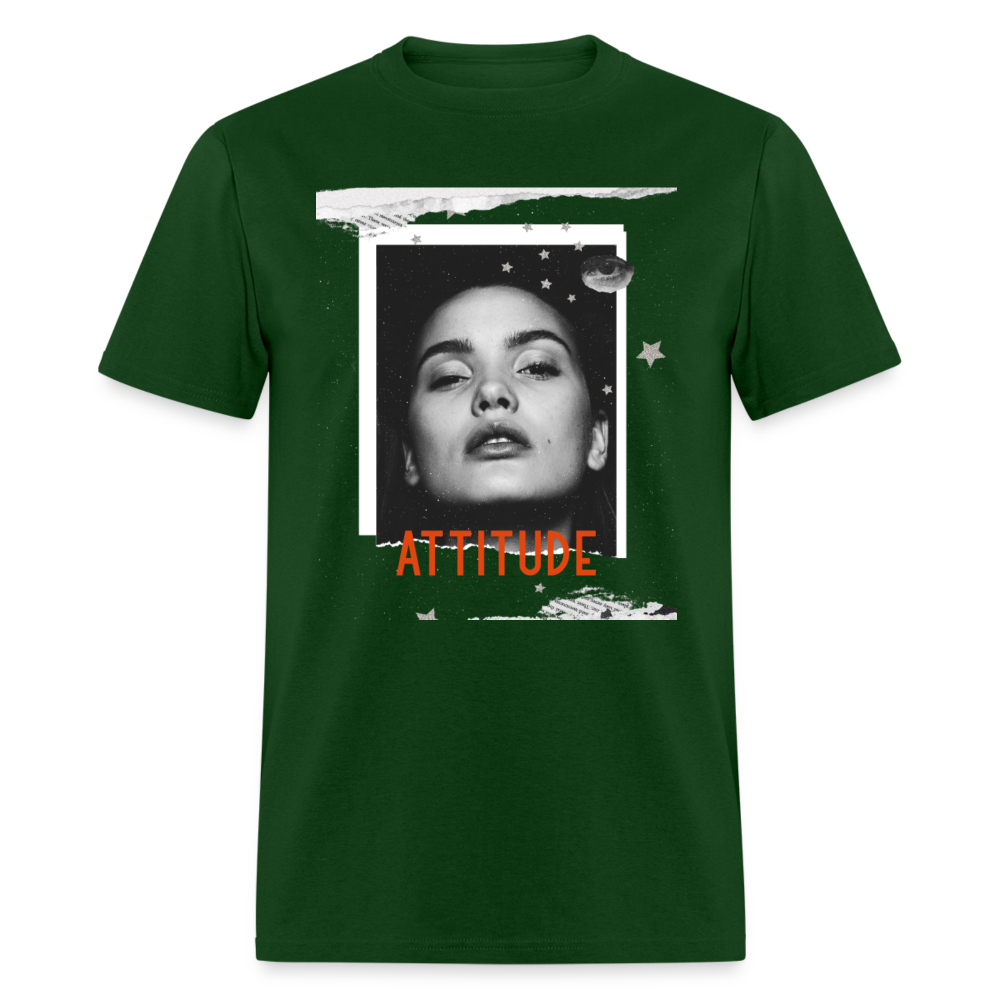 Unisex Classic T-Shirt ATTITUDE - forest green