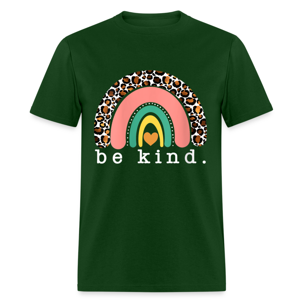 Unisex Classic T-Shirt BE KIND - forest green