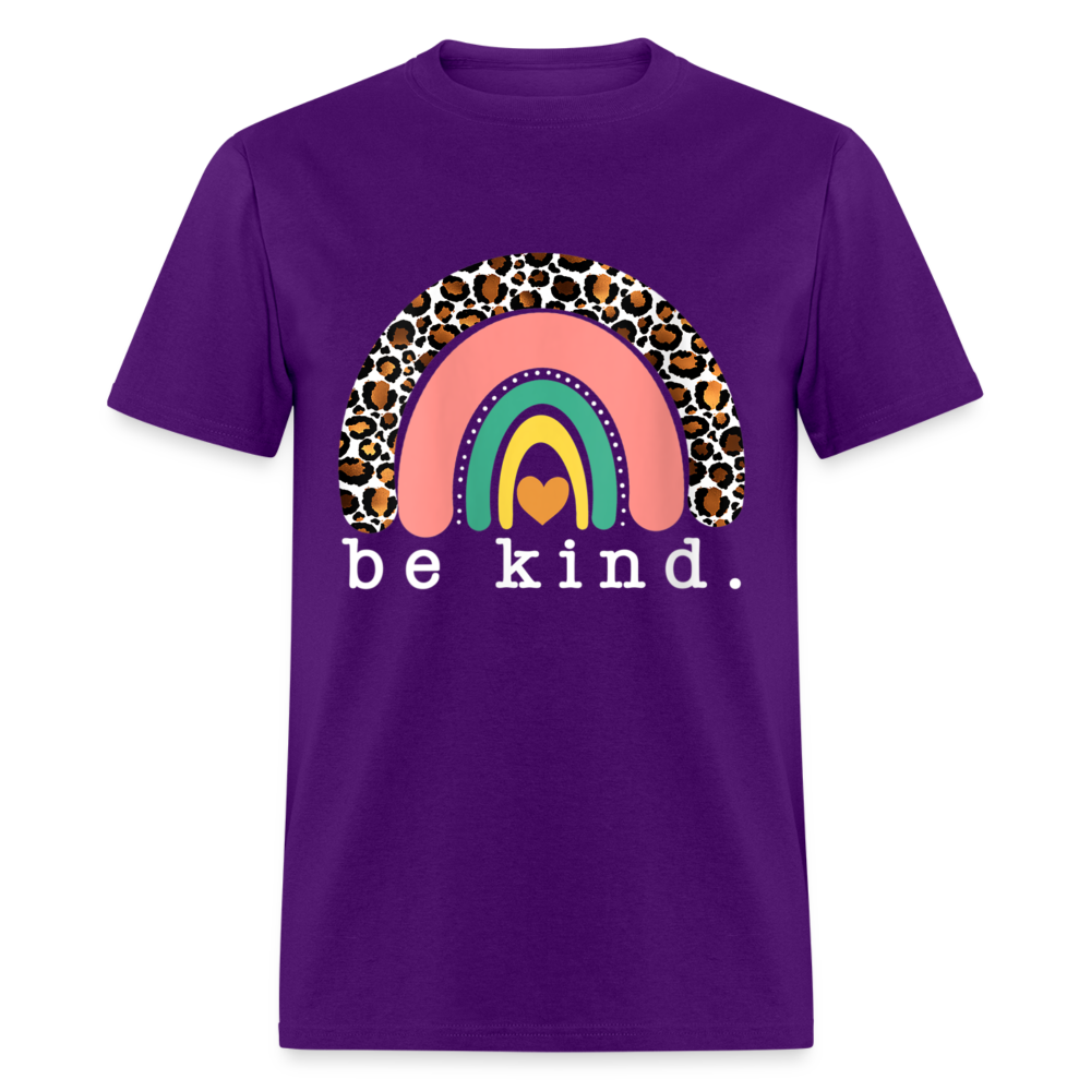 Unisex Classic T-Shirt BE KIND - purple