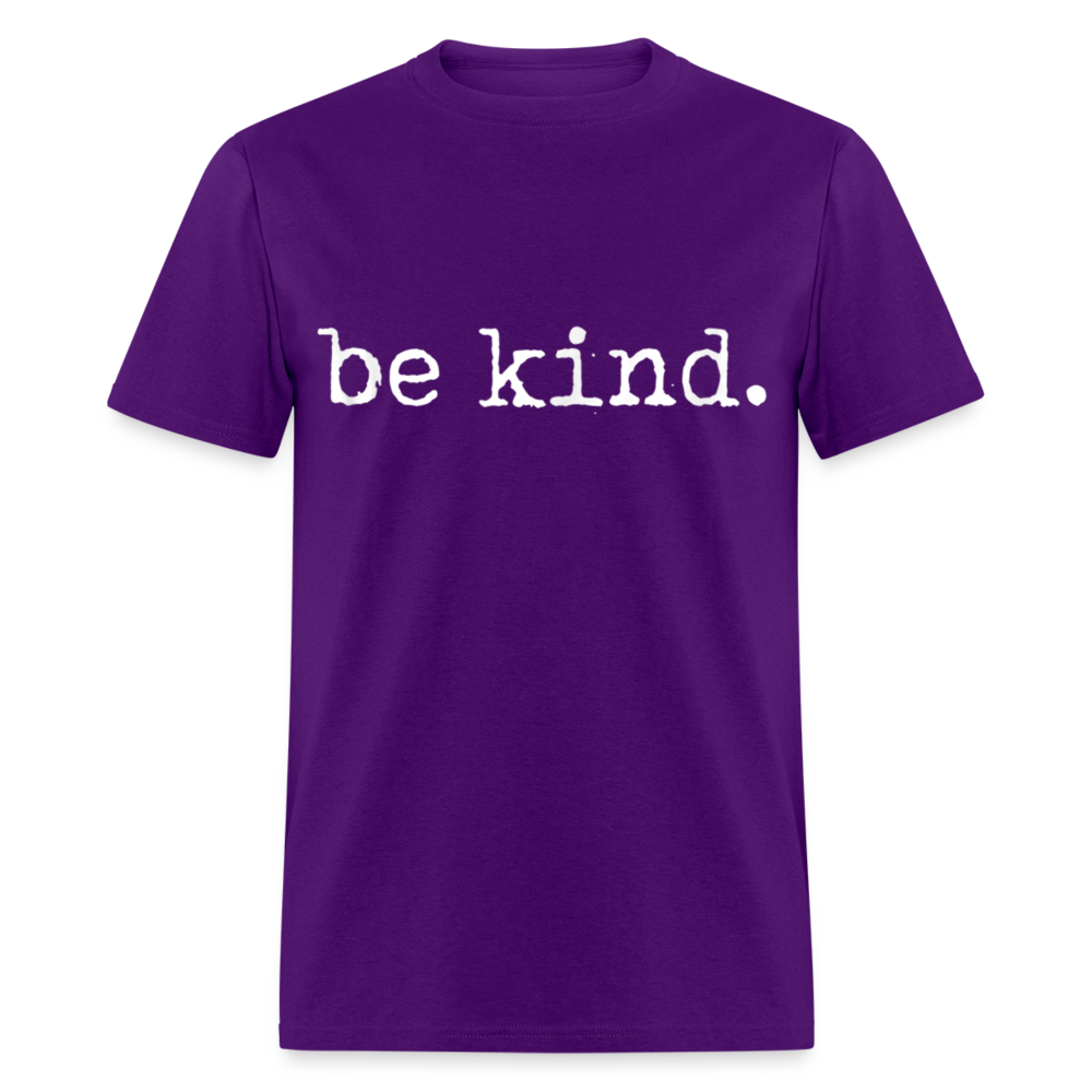 Unisex Classic T-Shirt BE KIND - purple