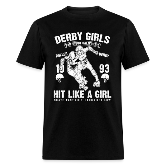 Unisex Classic T-Shirt DERBY GIRLS - black