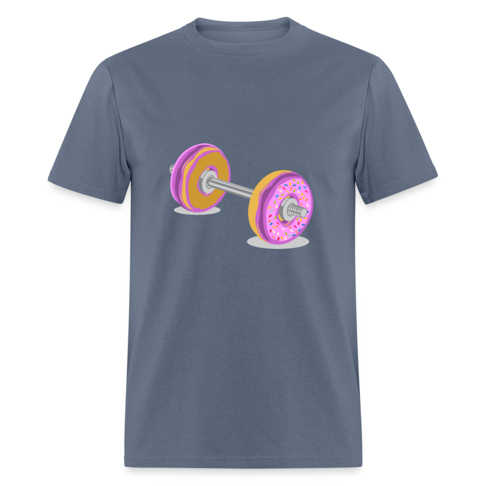 Unisex Classic T-Shirt DONUT BARBELL - denim