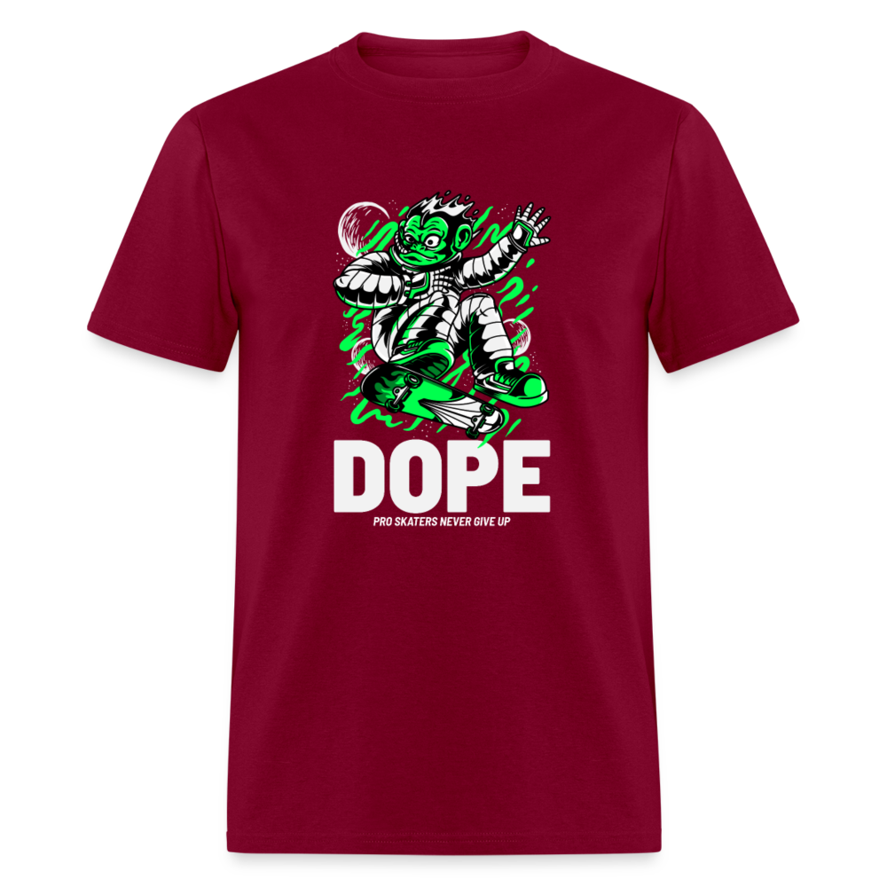 Unisex Classic T-Shirt DOPE - burgundy