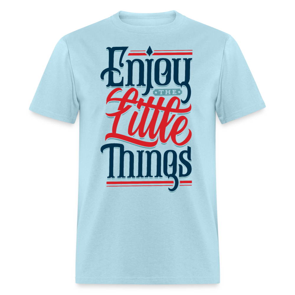 Unisex Classic T-Shirt ENJOY LITTLE THINGS - powder blue