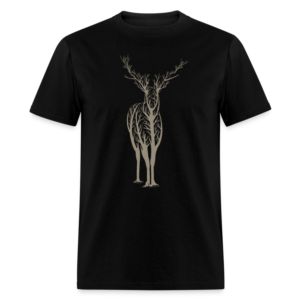 Unisex Classic T-Shirt FOREST DEER - black