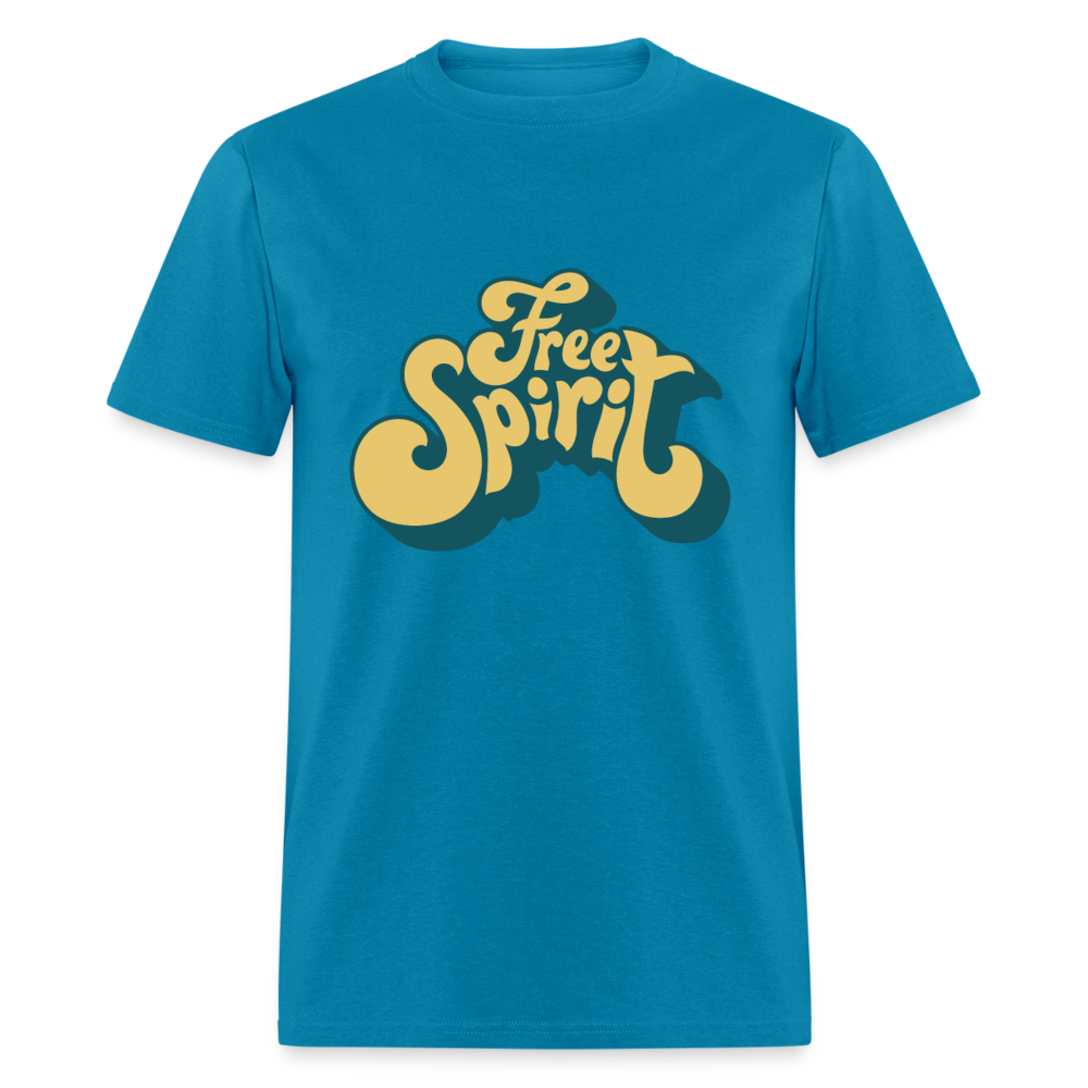 Unisex Classic T-Shirt FREE SPIRIT - turquoise