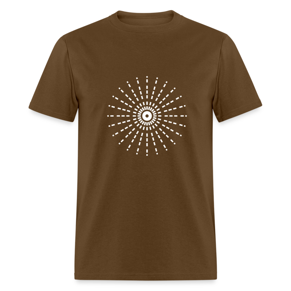 Unisex Classic T-Shirt GEOMETRIC - brown