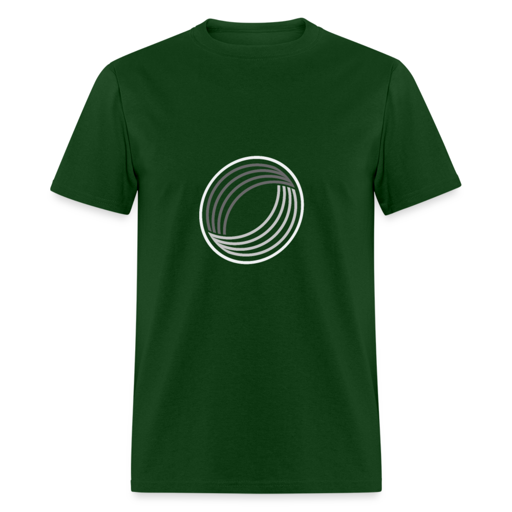 Unisex Classic T-Shirt GEOMETRIC - forest green