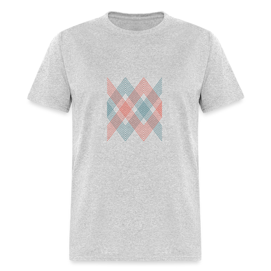 Unisex Classic T-Shirt GEOMETRIC - heather gray