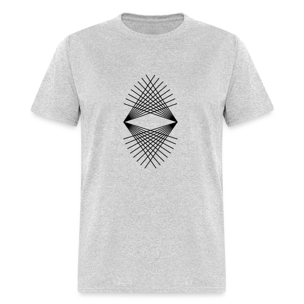 Unisex Classic T-Shirt GEOMETRIC - heather gray