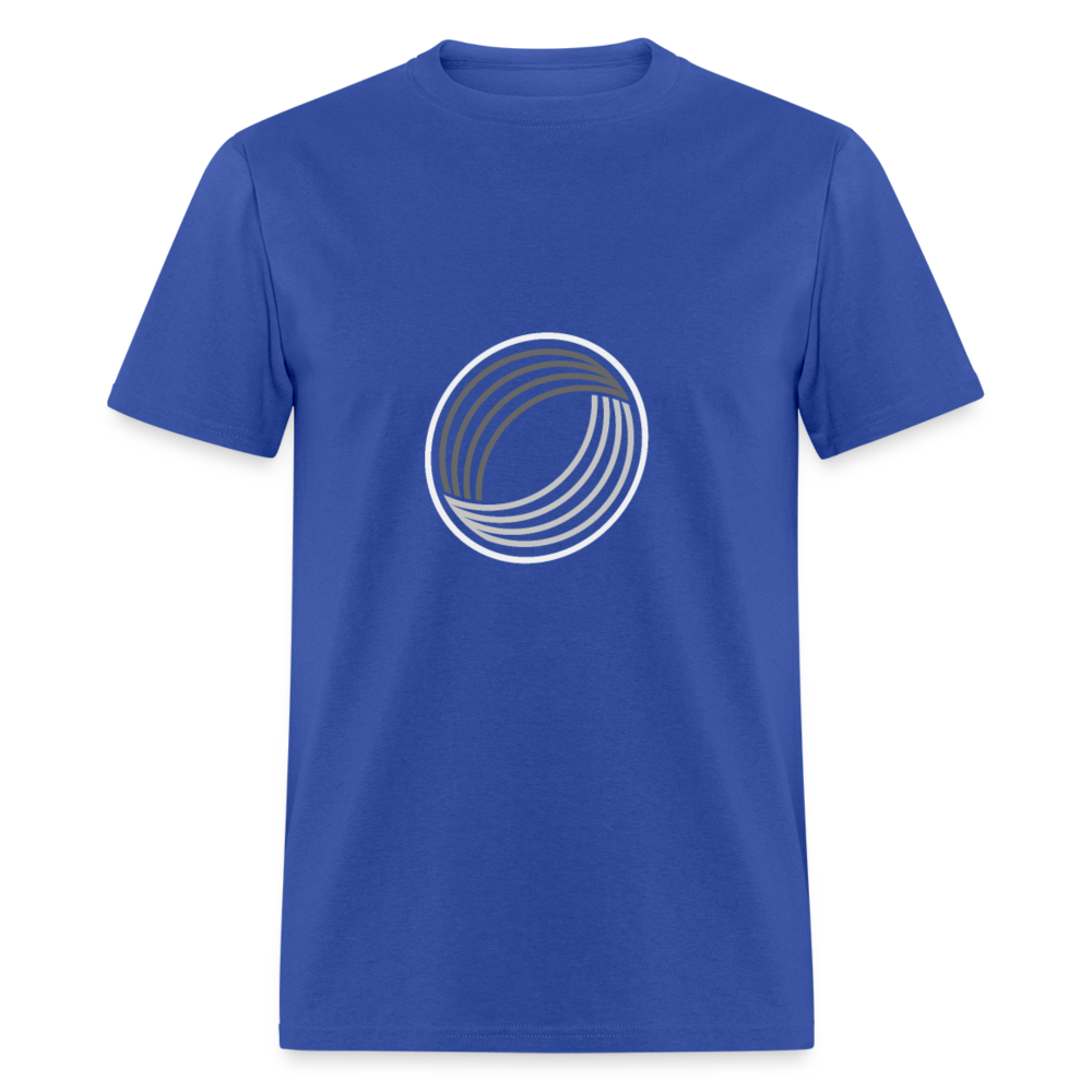 Unisex Classic T-Shirt GEOMETRIC - royal blue