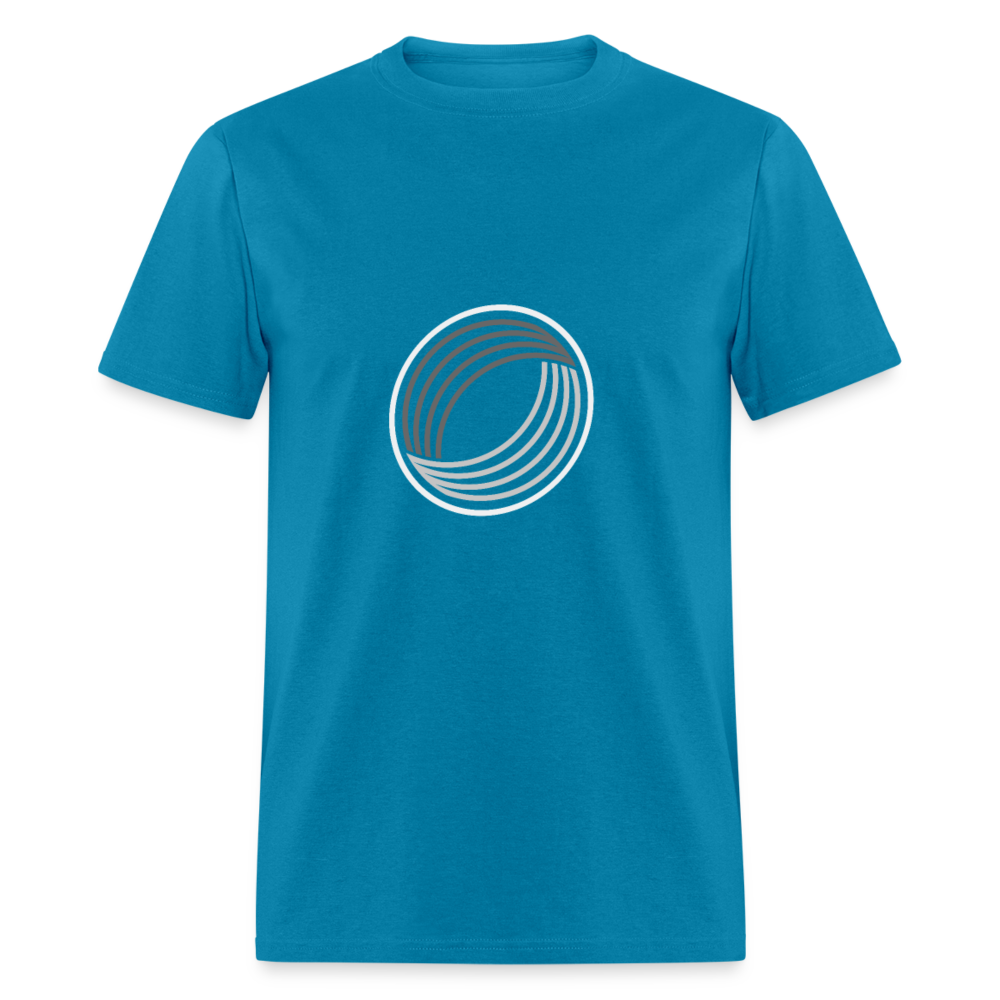 Unisex Classic T-Shirt GEOMETRIC - turquoise