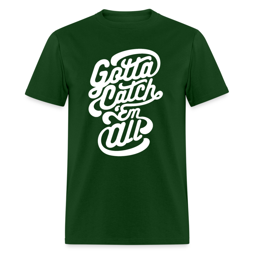 Unisex Classic T-Shirt GOTTA CATCH EM ALL - forest green