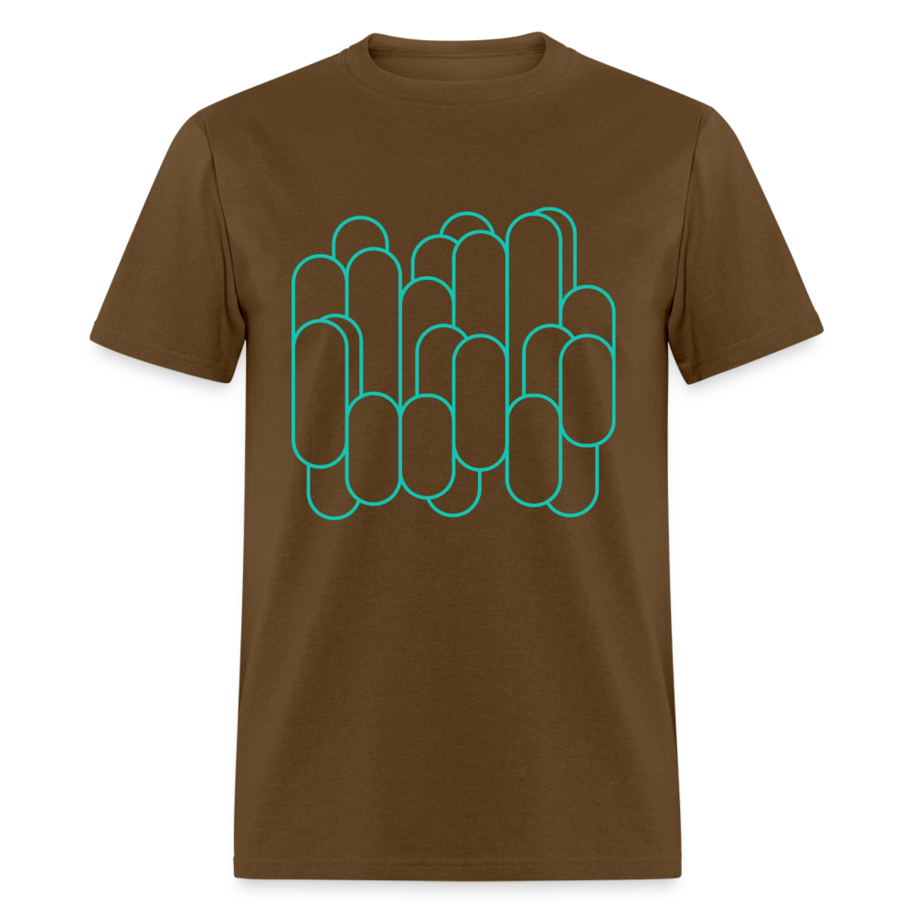 Unisex Classic T-Shirt GRAPHIC PATTERN - brown