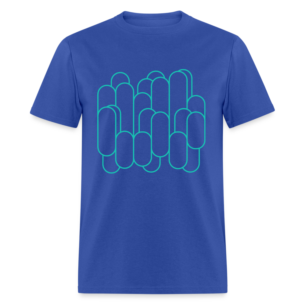 Unisex Classic T-Shirt GRAPHIC PATTERN - royal blue