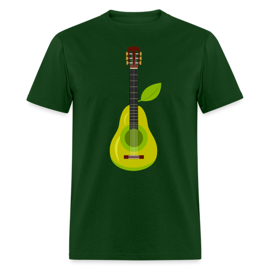 Unisex Classic T-Shirt GUITAR PEAR - forest green