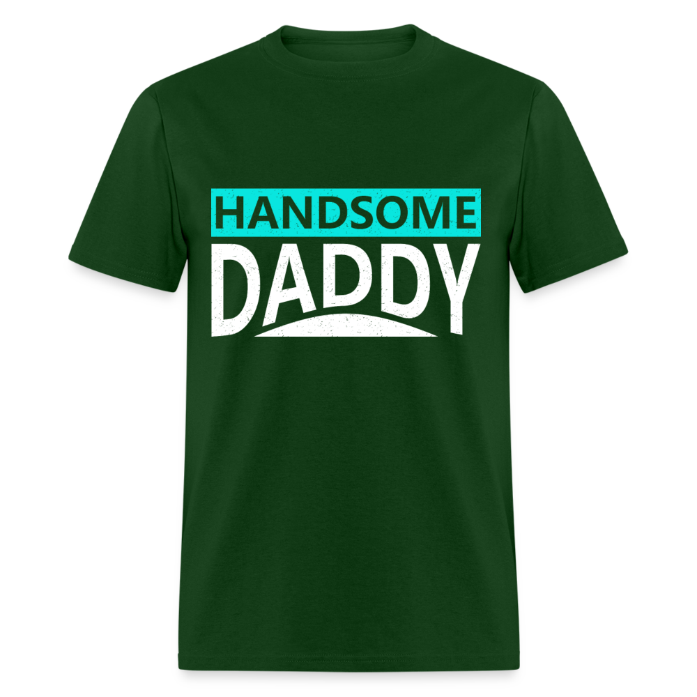 Unisex Classic T-Shirt HANDSOME DADDY - forest green