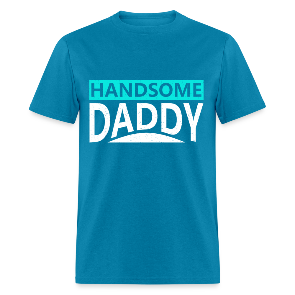 Unisex Classic T-Shirt HANDSOME DADDY - turquoise