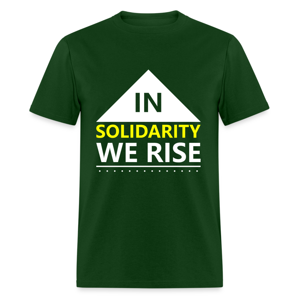 Unisex Classic T-Shirt IN SOLIDARITY WE RISE - forest green