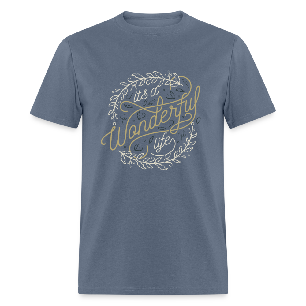 Unisex Classic T-Shirt IT'S A WONDERFUL LIFE - denim