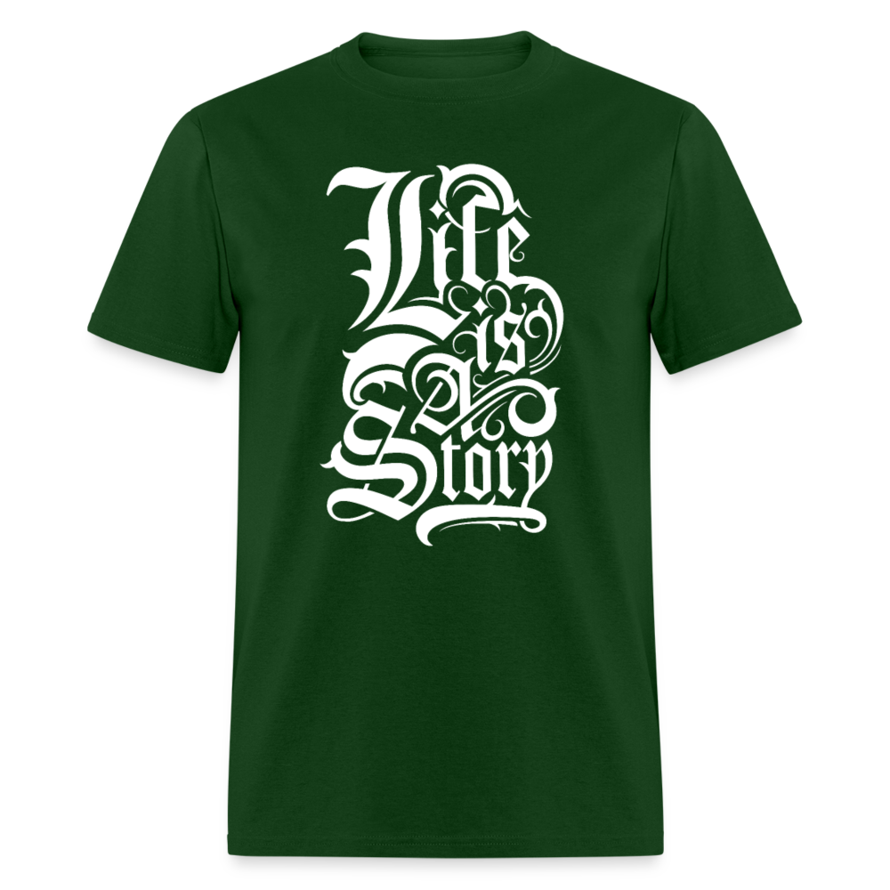 Unisex Classic T-Shirt LIFE IS A STORY - forest green