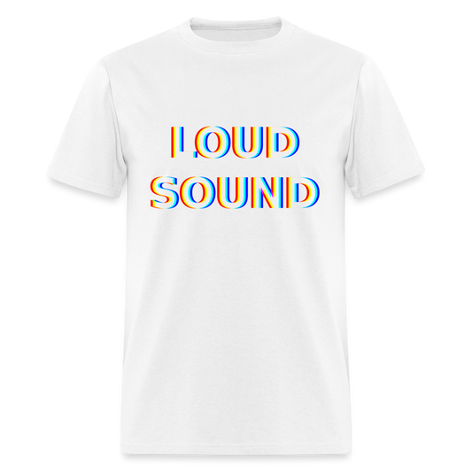 Unisex Classic T-Shirt LOUD SOUND - white