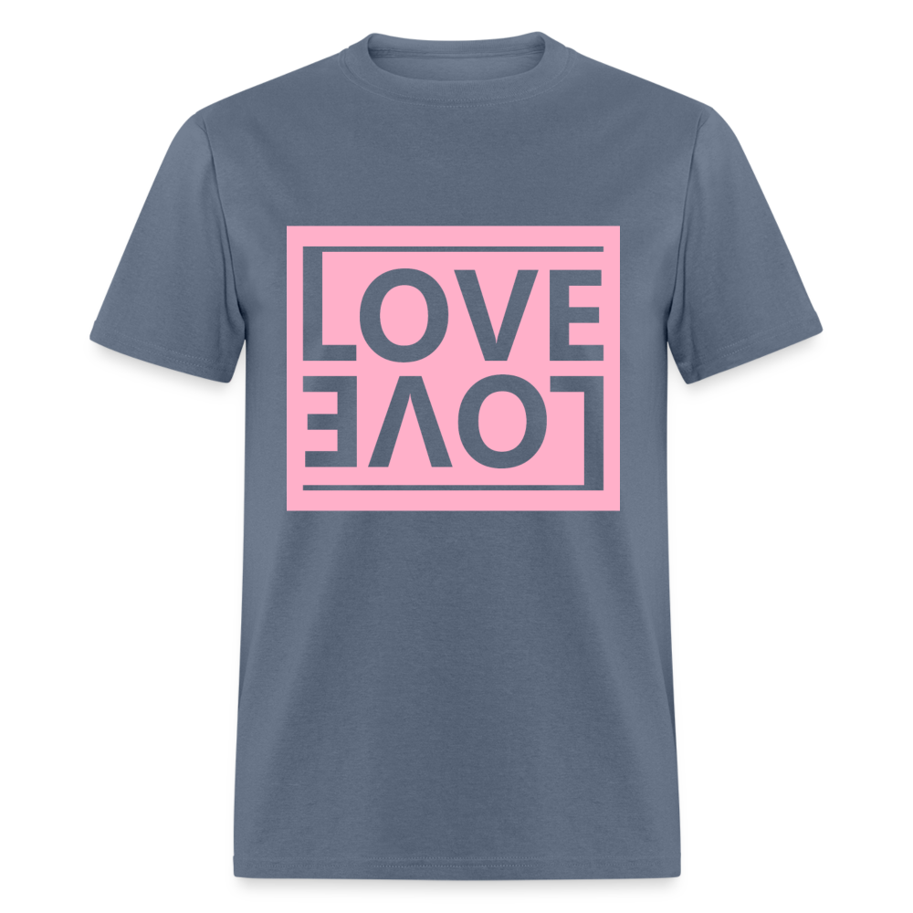 Unisex Classic T-Shirt LOVE - denim