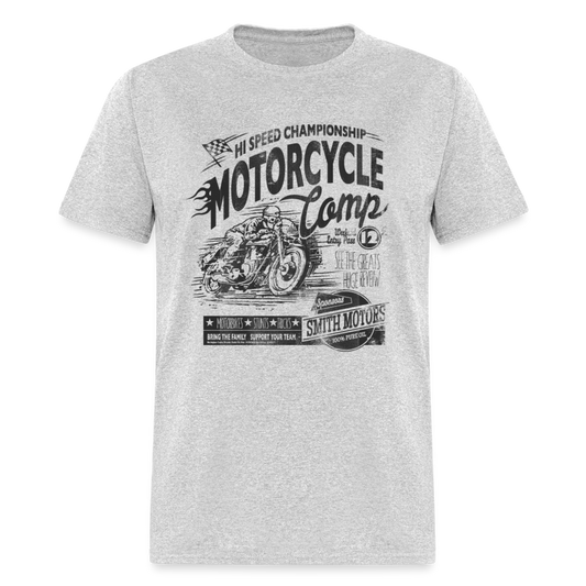 Unisex Classic T-Shirt MOTORCYCLE - heather gray