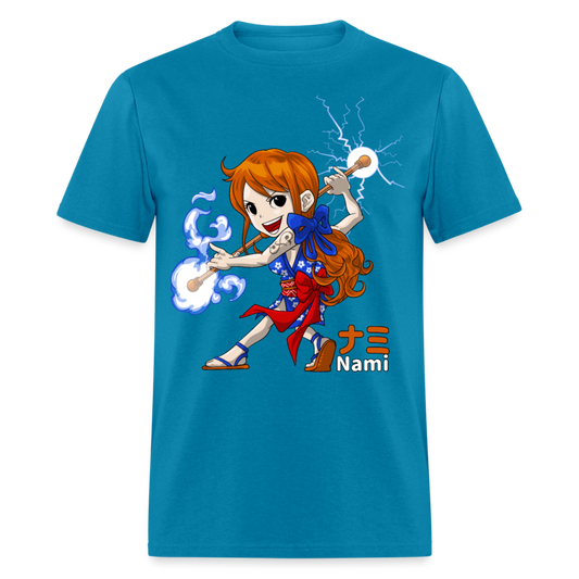 Unisex Classic T-Shirt NAMI ANIME - turquoise