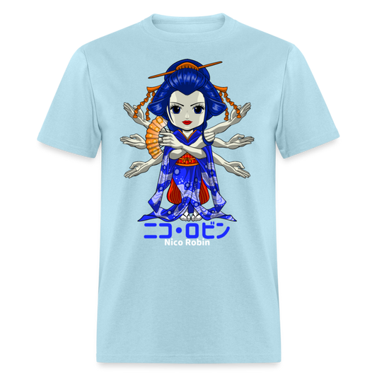 Unisex Classic T-Shirt NICO ROBIN ANIME - powder blue