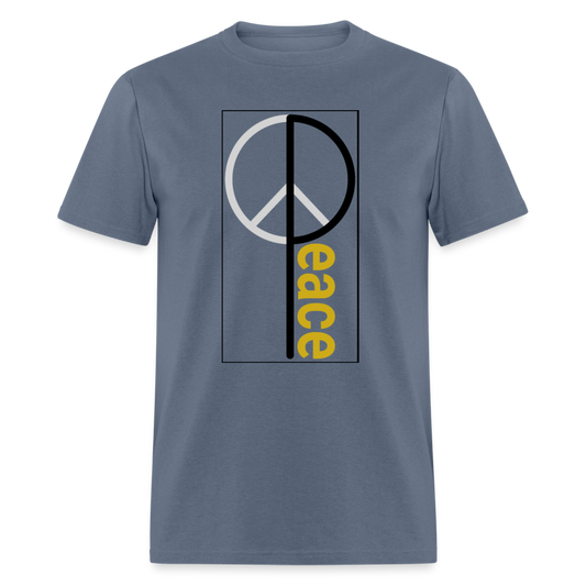 Unisex Classic T-Shirt PEACE - denim