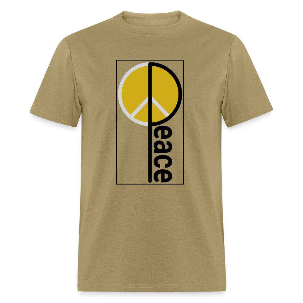 Unisex Classic T-Shirt PEACE - khaki