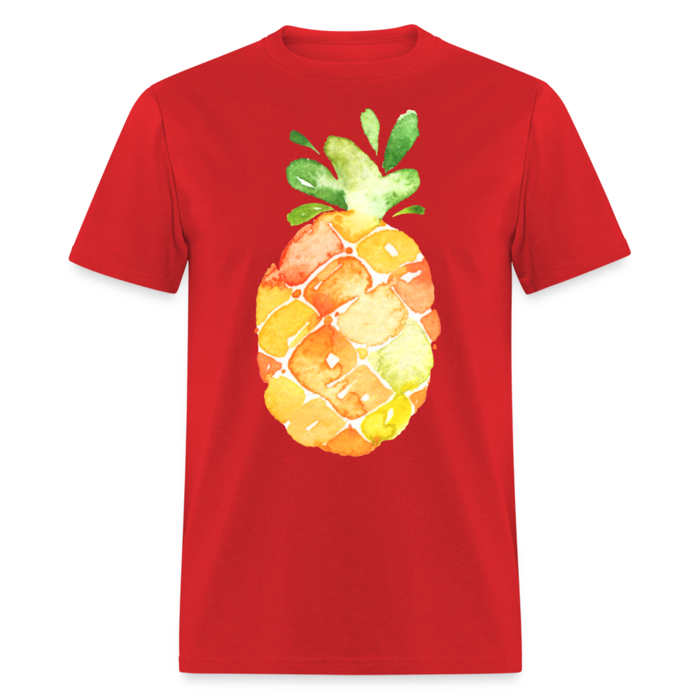 Unisex Classic T-Shirt PINEAPPLE - red