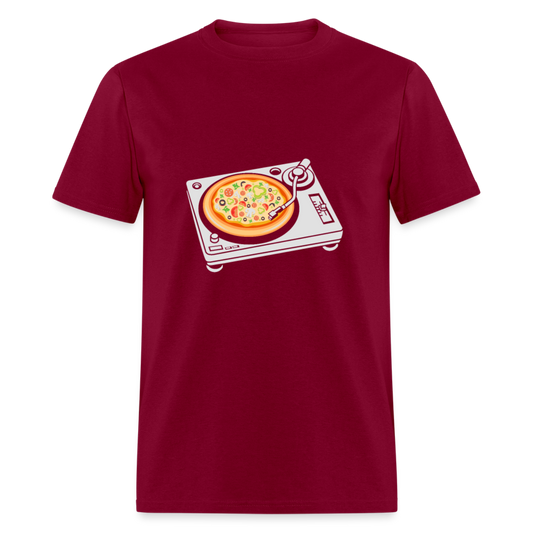 Unisex Classic T-Shirt PIZZA PLAYER - burgundy