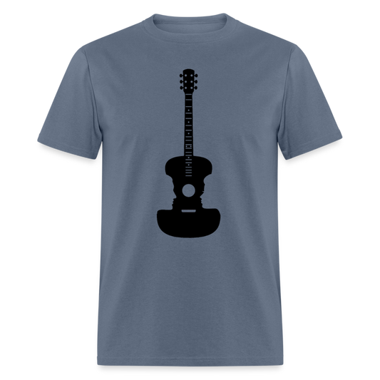 Unisex Classic T-Shirt PROFILE GUITAR - denim