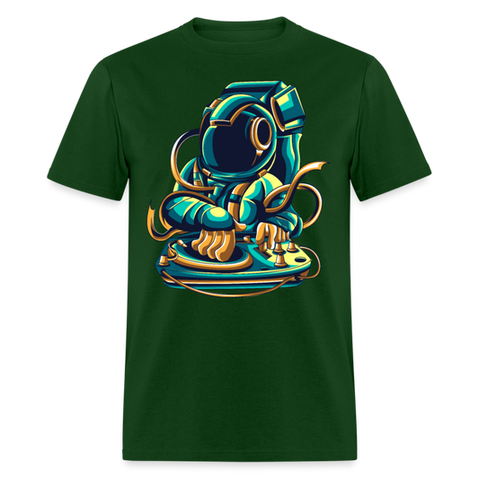 Unisex Classic T-Shirt SPACEMAN - forest green