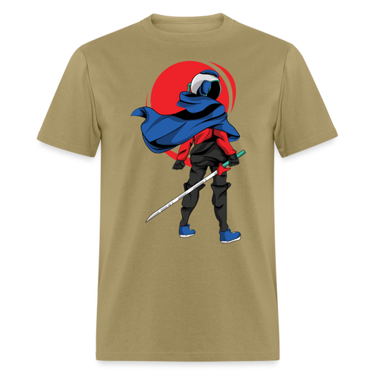 Unisex Classic T-Shirt SPACEMAN SAMURAI - khaki