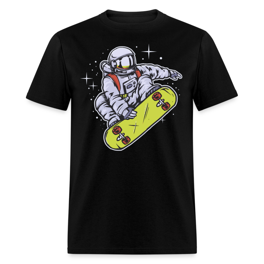 Unisex Classic T-Shirt SPACEMAN SKATER - black