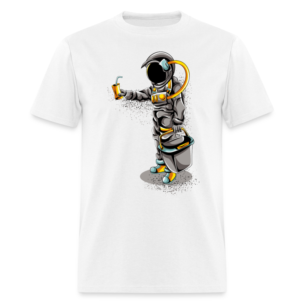 Unisex Classic T-Shirt SPACEMAN - white