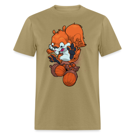 Unisex Classic T-Shirt SQUIRREL - khaki