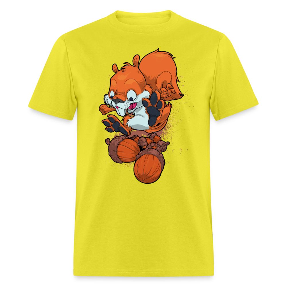 Unisex Classic T-Shirt SQUIRREL - yellow