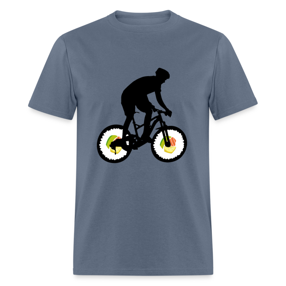 Unisex Classic T-Shirt SUSHI BICYCLE - denim