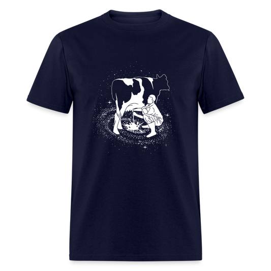 Unisex Classic T-Shirt THE MILKY WAY - navy