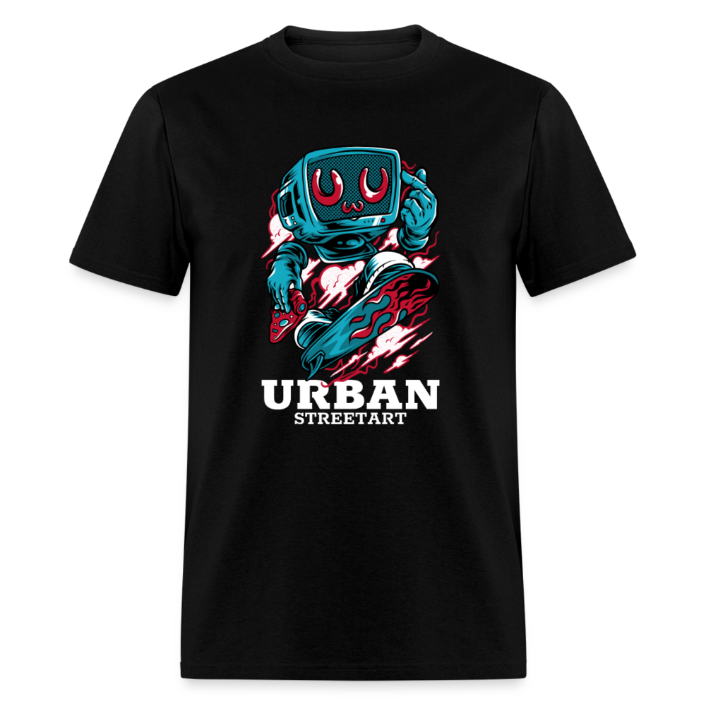 Unisex Classic T-Shirt URBAN STREETART - black