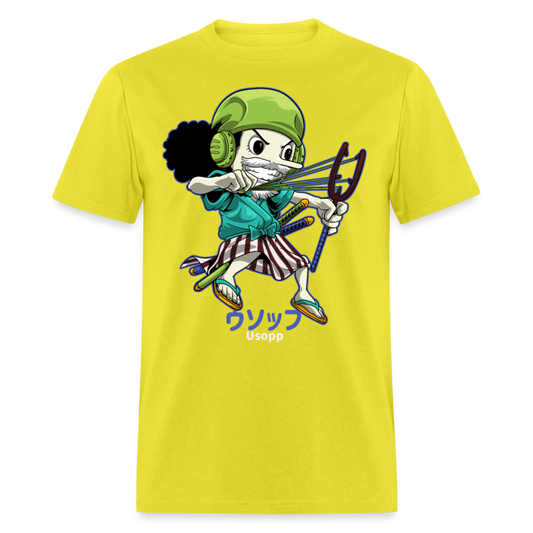 Unisex Classic T-Shirt USOPP ANIME - yellow