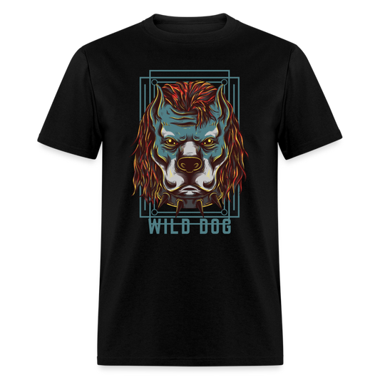 Unisex Classic T-Shirt WILD DOG - black