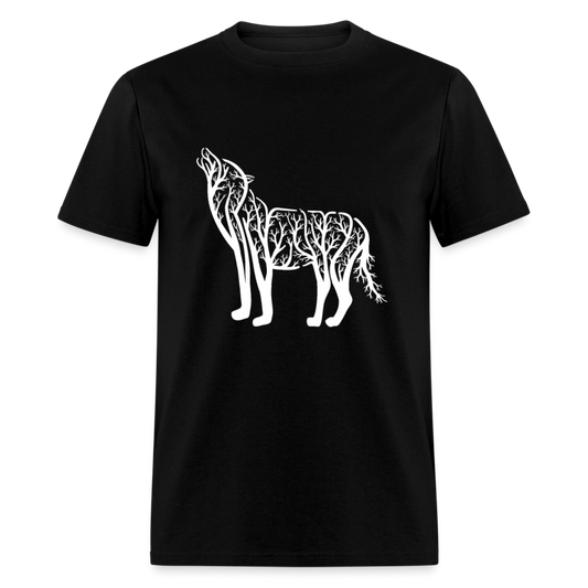 Unisex Classic T-Shirt WOLF - black