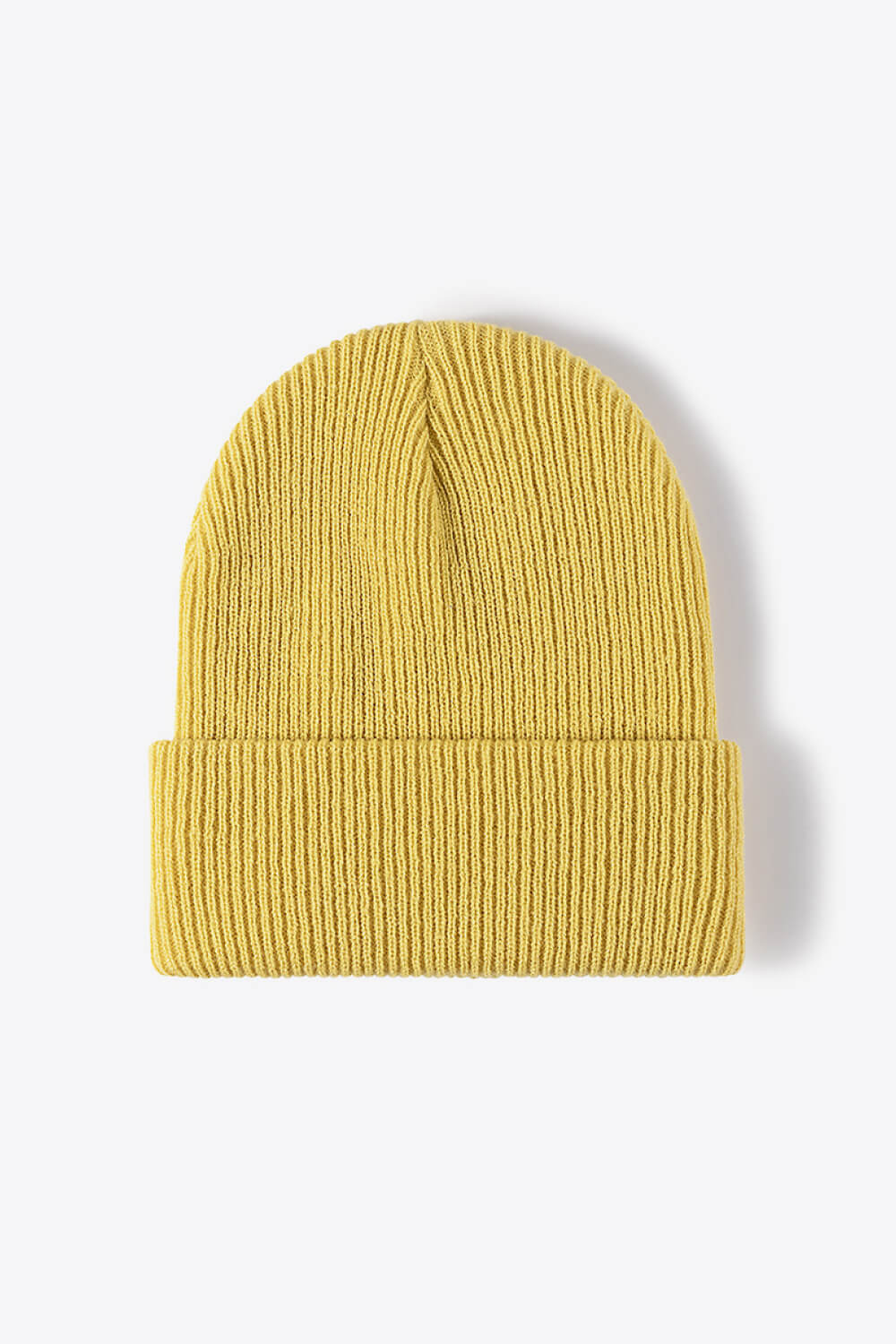 Warm Winter Knit Beanie - Yellow / One Size