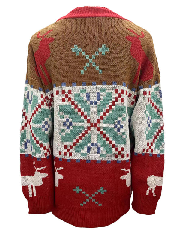 Women’s Casual Christmas Sweater Cardigan Jacket